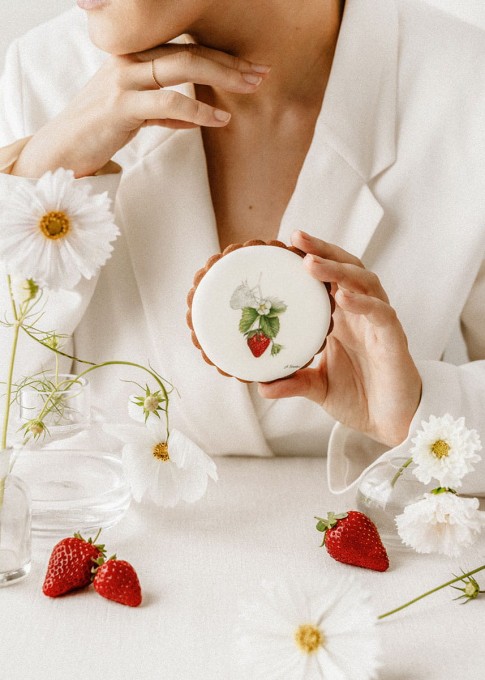 Pierniczek artystyczny Owoce - Truskawka