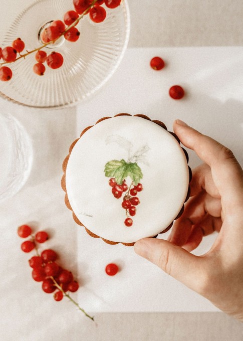 Pierniczek artystyczny Owoce - Czerwona Porzeczka