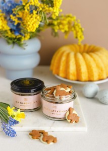 Dukaty z piernikowymi zajączkami w białej czekoladzie