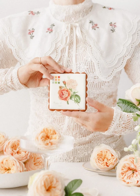 Róża - pierniczek artystyczny