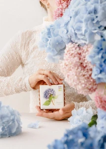 Hortensja - pierniczek artystyczny