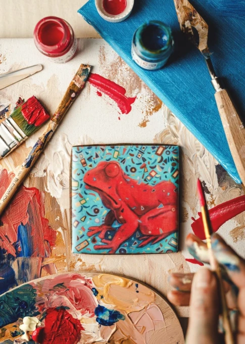 Toruńska Żaba - piernik z serii "Symbole Torunia"