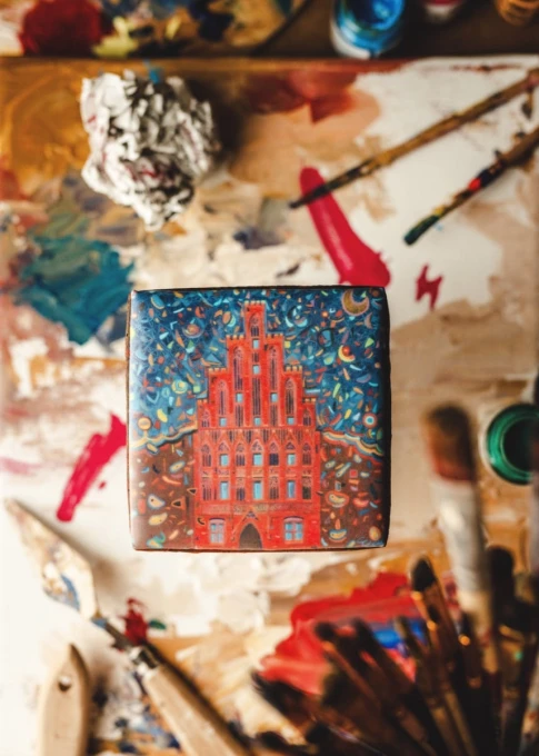 Dom Kopernika - piernik z serii "Symbole Torunia"